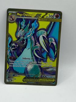 Non TCG Pokemon Mega Charizard x ex Fan Art Card