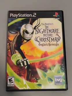 PlayStation 2 The Nightmare Before Christmas Video Game Complete Tested