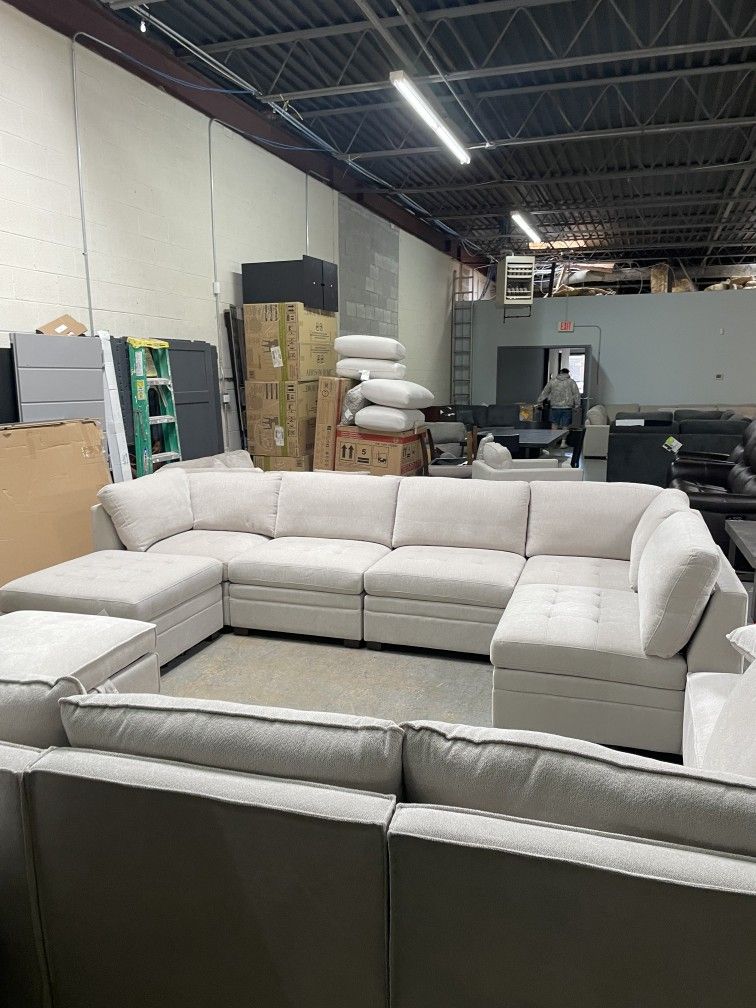 Modular Sectional Couch Beige