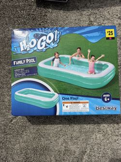 H2OGO Rectangular Inflatable Family Swimming Pool