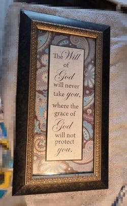 12x22 frame with inspirational message