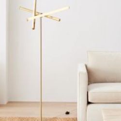 West Elm Light Bar LED Floor Lamp