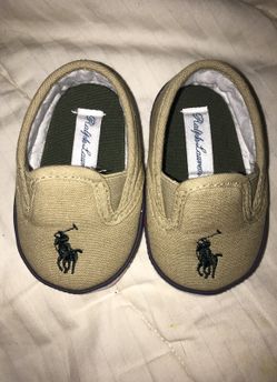 Baby shoes, Ralph Lauren. Brand new
