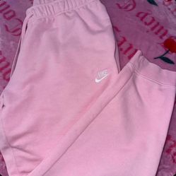 Pink Nike sweats