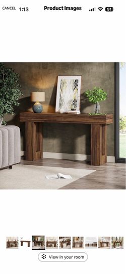 Modern console table