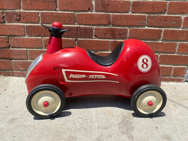 red push car with handle
