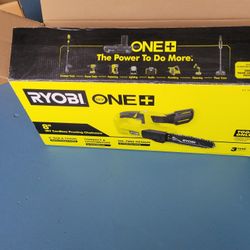 NEW- 8 In RYOBI 18 VOLT CHAIN SAW