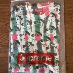 SUPREME TYE DYE BEAR LOGO LONG SLEEVE