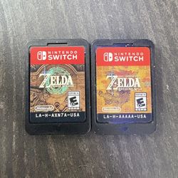Zelda Games And Nintendo DS And Switch Games