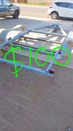Double axle trailer
