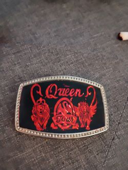  Vintage Queen Belt Buckle 
