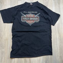 Vintage Harley Davidson, Black T-Shirt