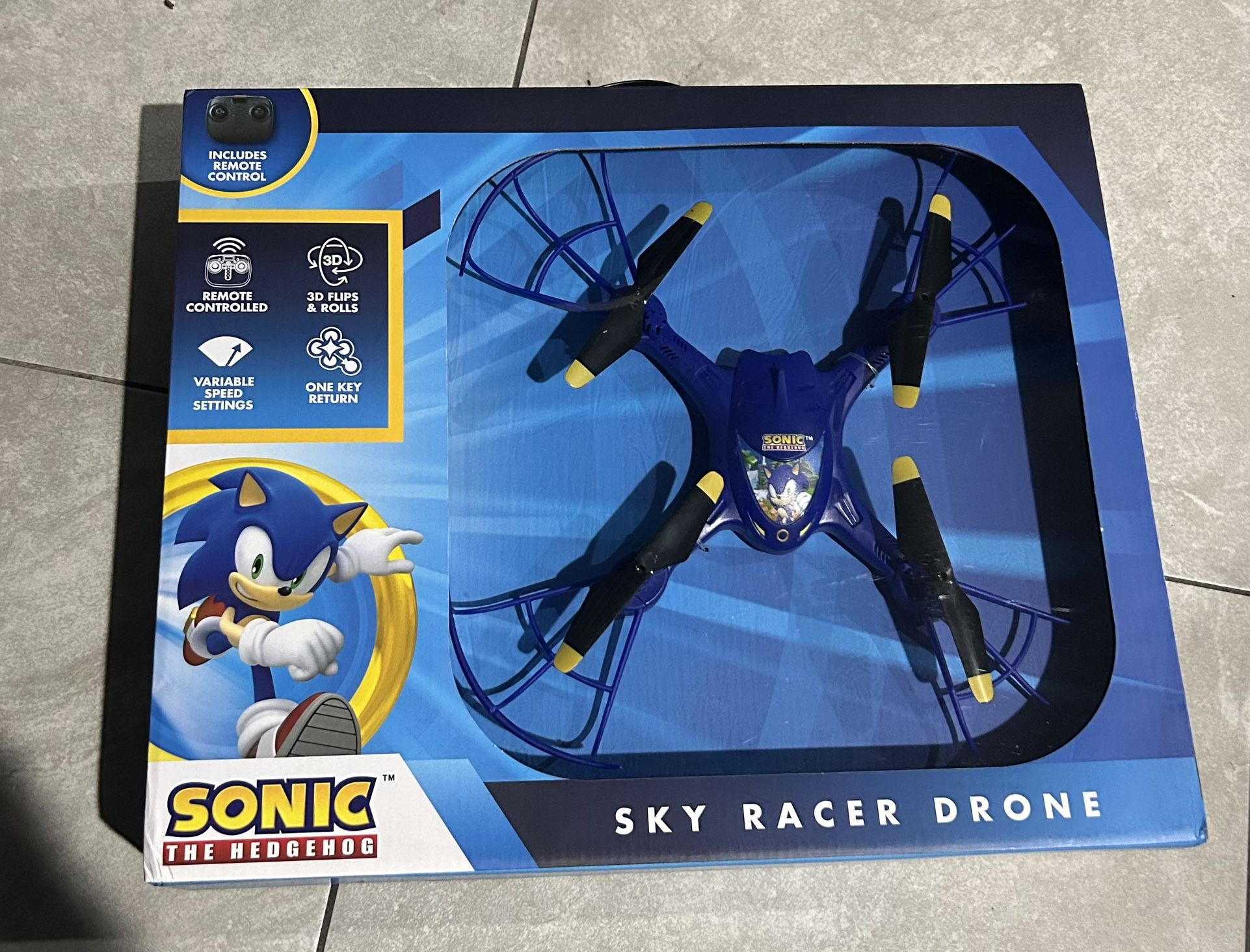 Sonic The Hedgehog Sky Racer Drone