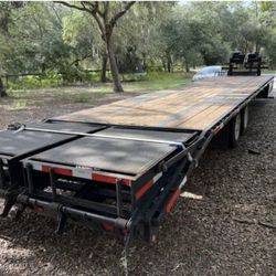 40’ Gooseneck Trailer with Mega Ramps