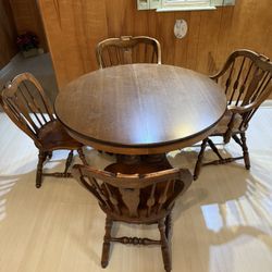 Wooden Kitchen Table – 47" Wide x 29.5