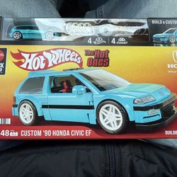 Mattel Brick Shop Hotwheels Honda Civic Set