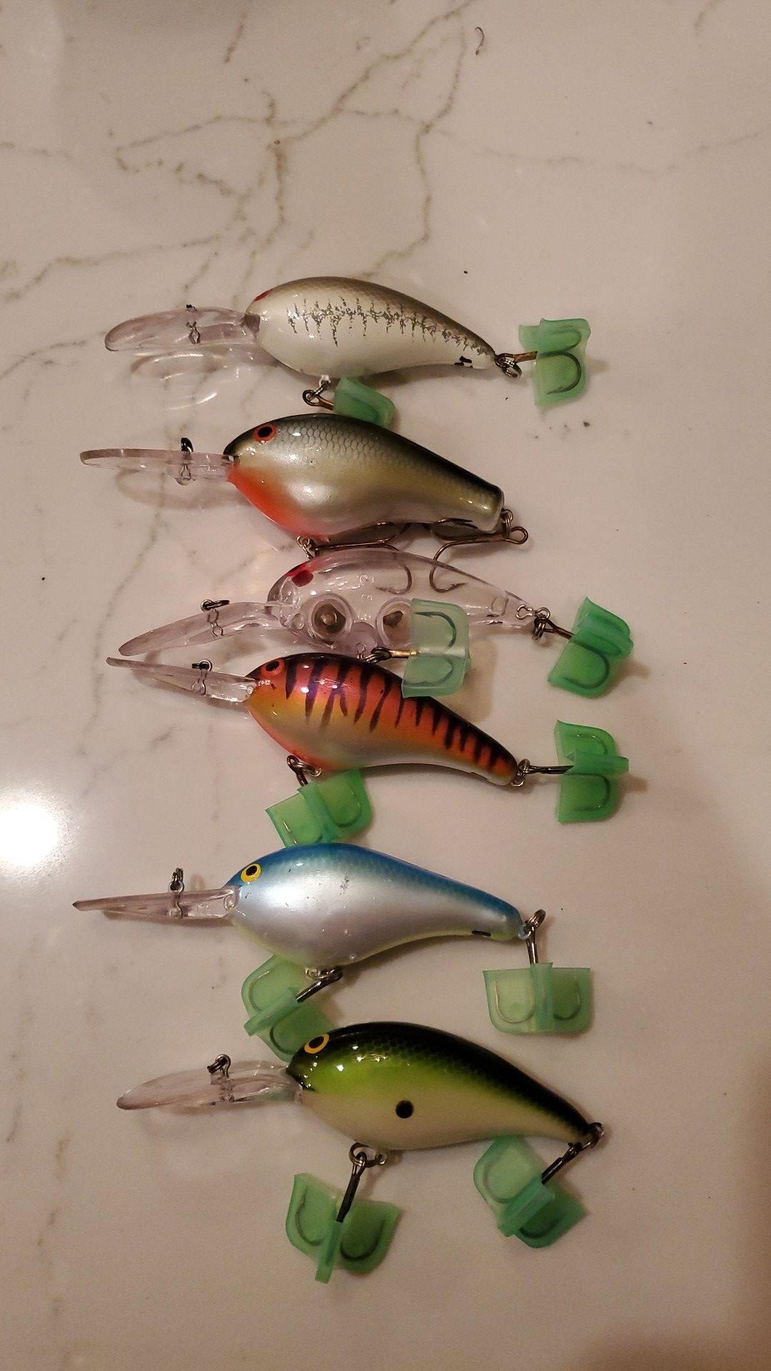 Fishing lures- 6 Norman crank baits