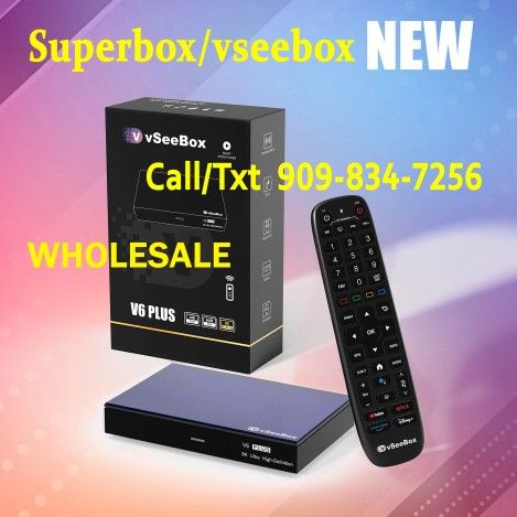 VSEEBOX V3 PLUS - BRAND NEW - AUTHORIZED DEALER - 1 YEAR WARRANTY VSEEBOX SUPERBOX