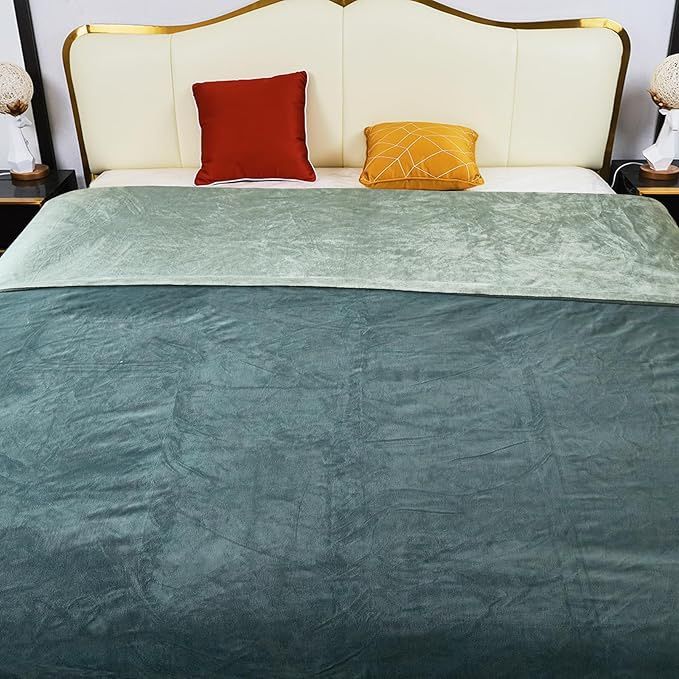 Brand New Waterproof Blanket for Bed, 80"x90" Leak-Proof Design, Reversible & Washable Waterproof Blanket King Size, Large Waterproof Blanket, Waterpr