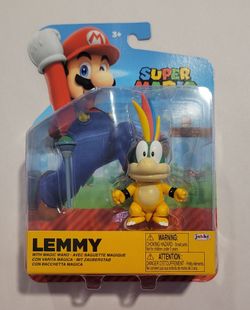Super Mario - Lemmy 4" Action Figure Jakks Pacific, 2026 NEW* Koopaling