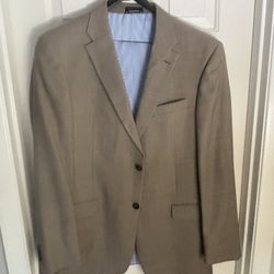 Tommy Hilfiger Tan Suit Jacket 42L