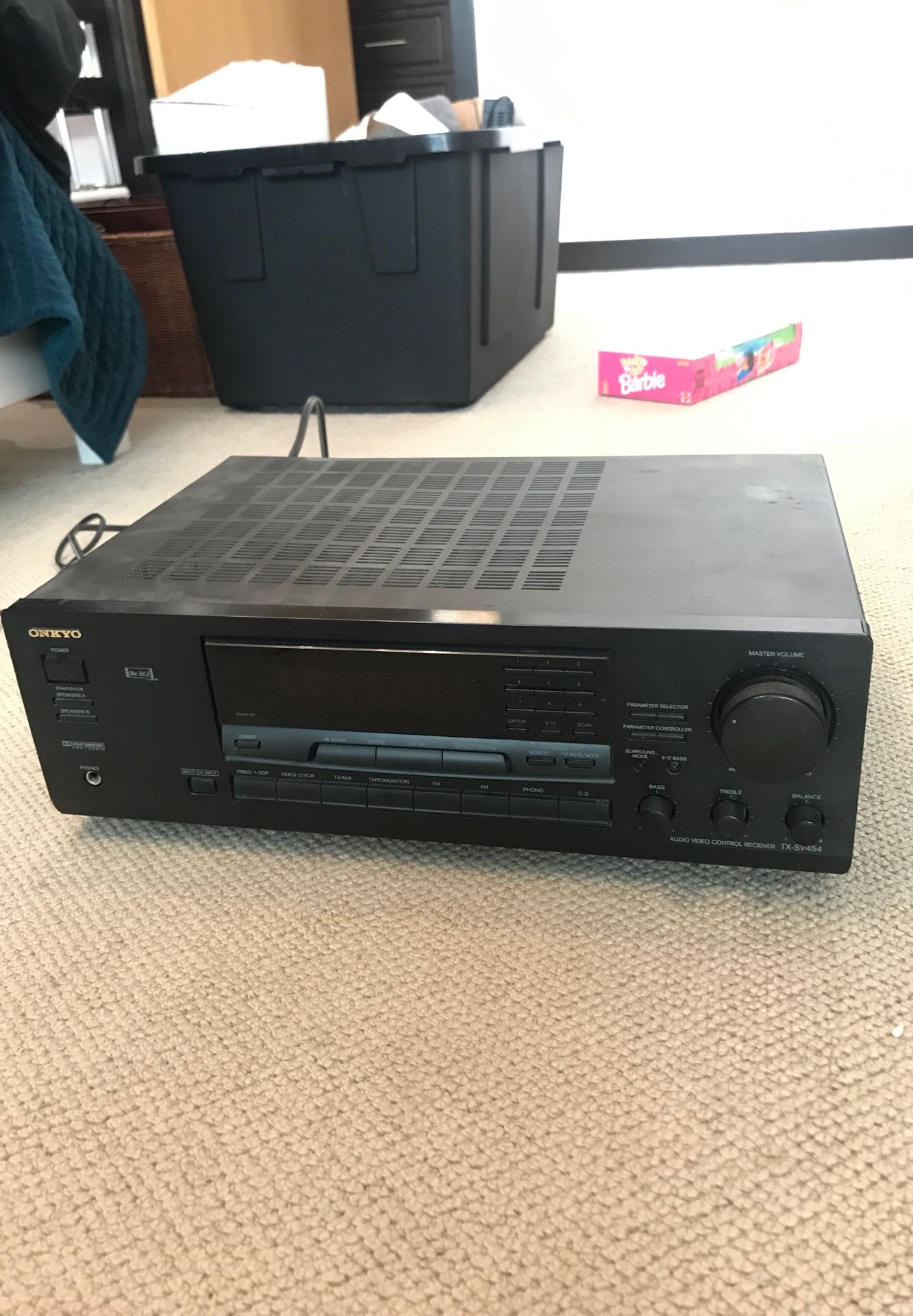 Onkyo TX-SV454 5.1 Dolby surround receiver with phono