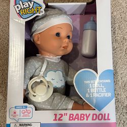 12” baby doll