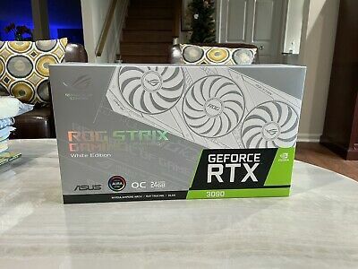 ASUS ROG Strix GeForce RTX 3090 OC White 24GB GDDR6X Graphics Card
.