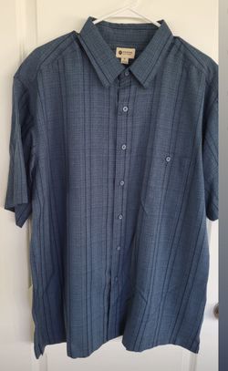 Haggar Men's Short Sleeve Button-Down Shirt XL