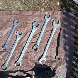 Set Of Huge Vintage Wrenches