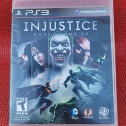 Injustice Gods Among Us PS3 Game 