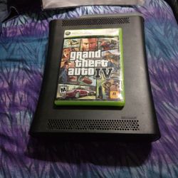 Xbox 360 With One Game Grand Theft Auto V No Plug No Controller Use
