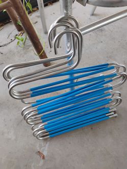 Metal pant hangers