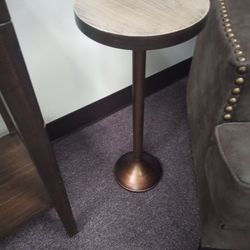 Accent Side Table, Brown