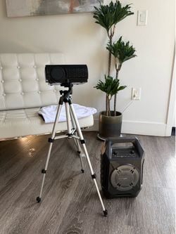 GPX All-In-One Movie Projector + Screen Kit