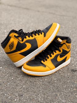 Nike Air Jordan 1 High Pollen Black Yellow Size 10.5 Men’s Sneakers No Box