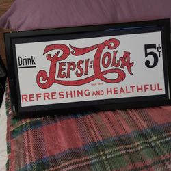 Light Up Pepsi Cola Refreshing And Healthful Sign 20 Dollars 