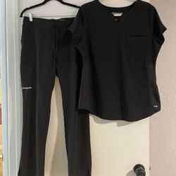 Black Size Medium Medical Scrubs