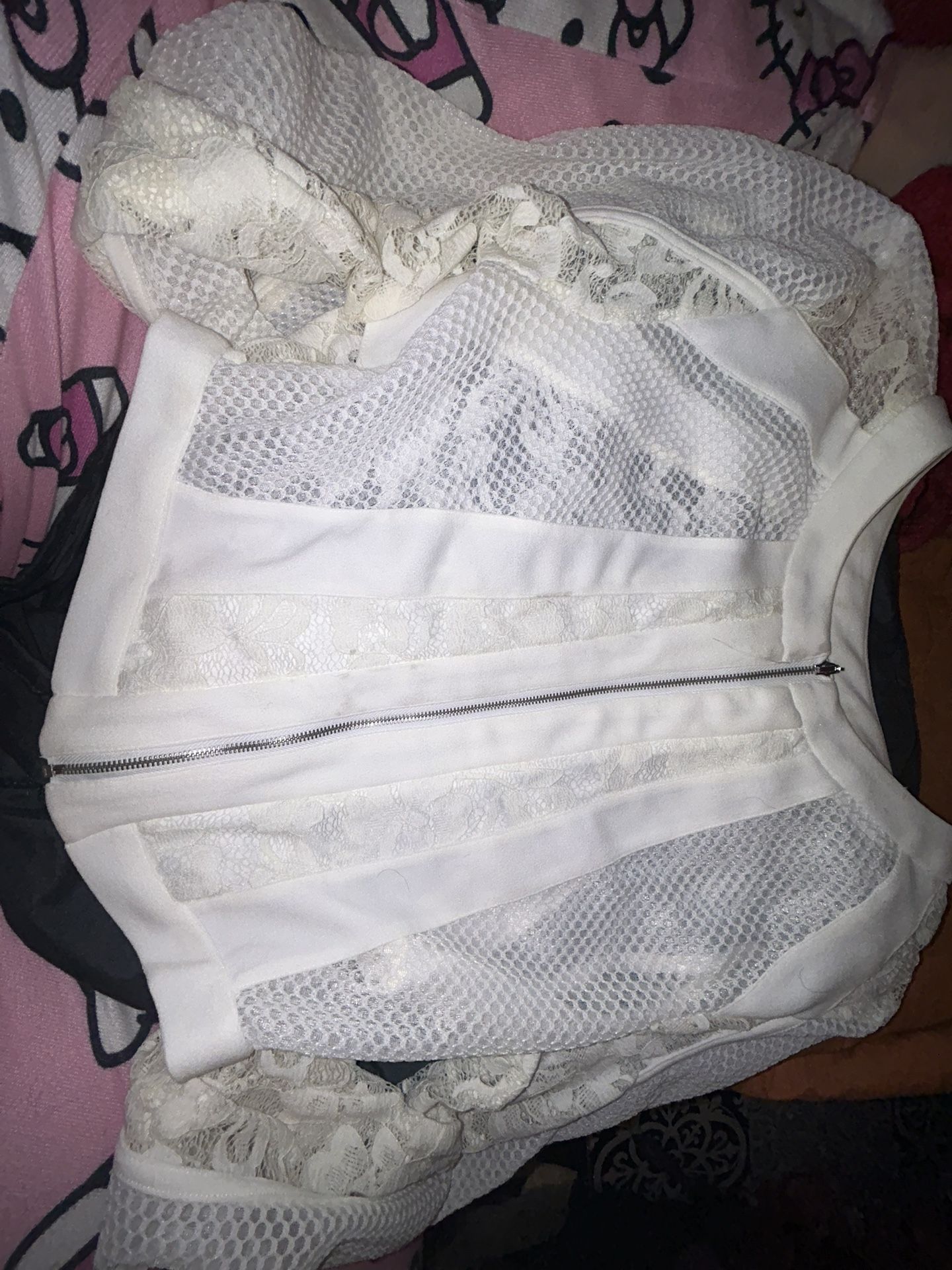 REDSNAP belly laced sweater
