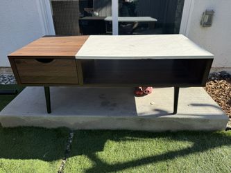 Faux Marble Coffee Table
