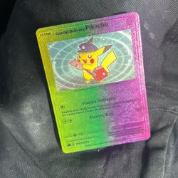 Rainbow Special Delivery Pikachu 