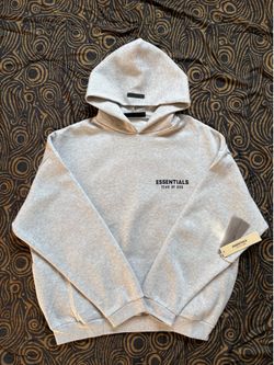 Essentials hoodie • GREY • MEDIUM