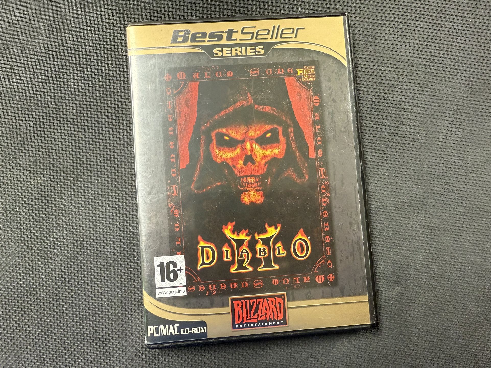 DIABLO II 2 - Best Seller Series - Blizzard (PC /MAC, 2000, CD-ROM) With Manual 