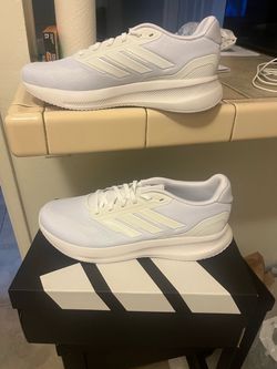 Adidas Runfalcon White Low-Top Sneakers