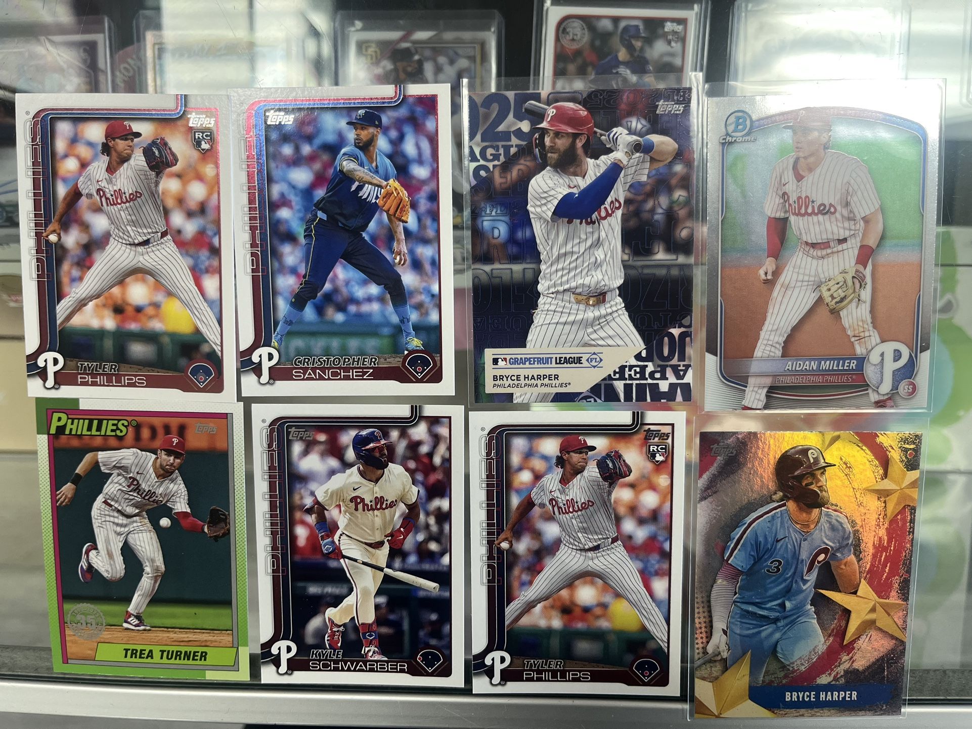 Topps baseball Cards Phillies