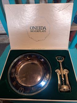 1995 McDonald's Vintage Collectors Silverplated Wineset