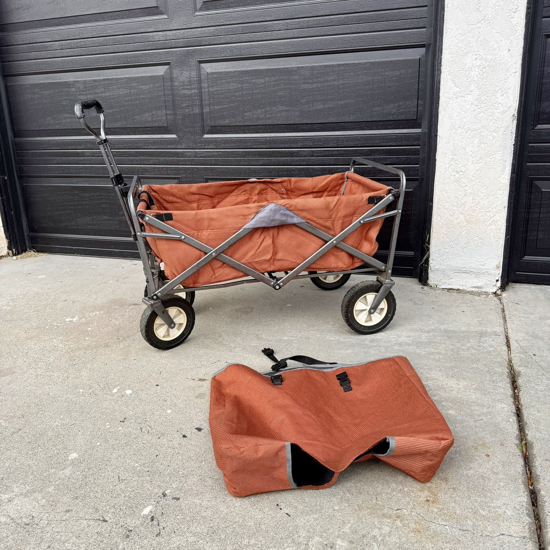 Red Foldable Wagon