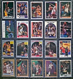 Lot of 1990s NBA Basketball Trading Cards