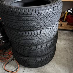 Four Almost New Tires