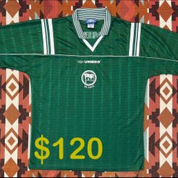 Umbro Vintage 1999 Esporte Clube Pinheiros São Paulo Jersey Mens Medium 100 Años